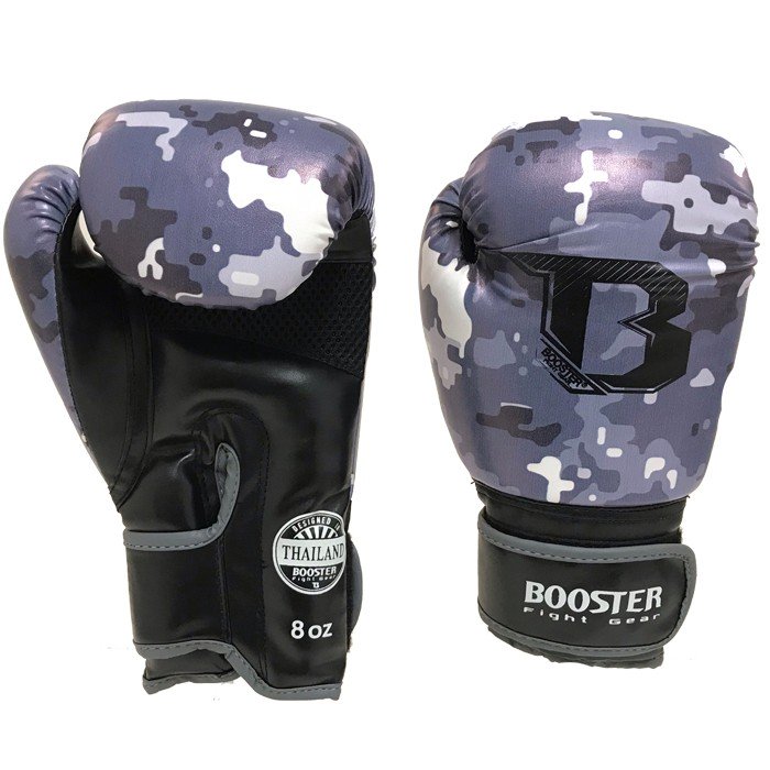 Gants de boxe BOOSTER CAMO GRIS