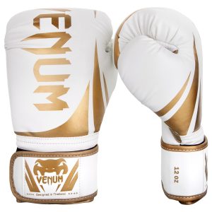 GANTS DE BOXE VENUM CHALLENGER 2.0 ? BLANC/OR